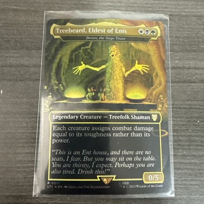 Treebeard, Eldest of Ents - Doran, the Siege Tower (Borderless) LOTR #0517 RARE
