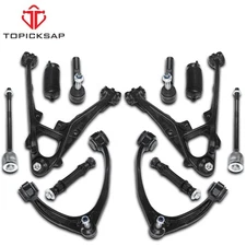 12 Front Upper Lower Control Arm Kit for 2007-2013 Escalade Chevy Silverado GMC