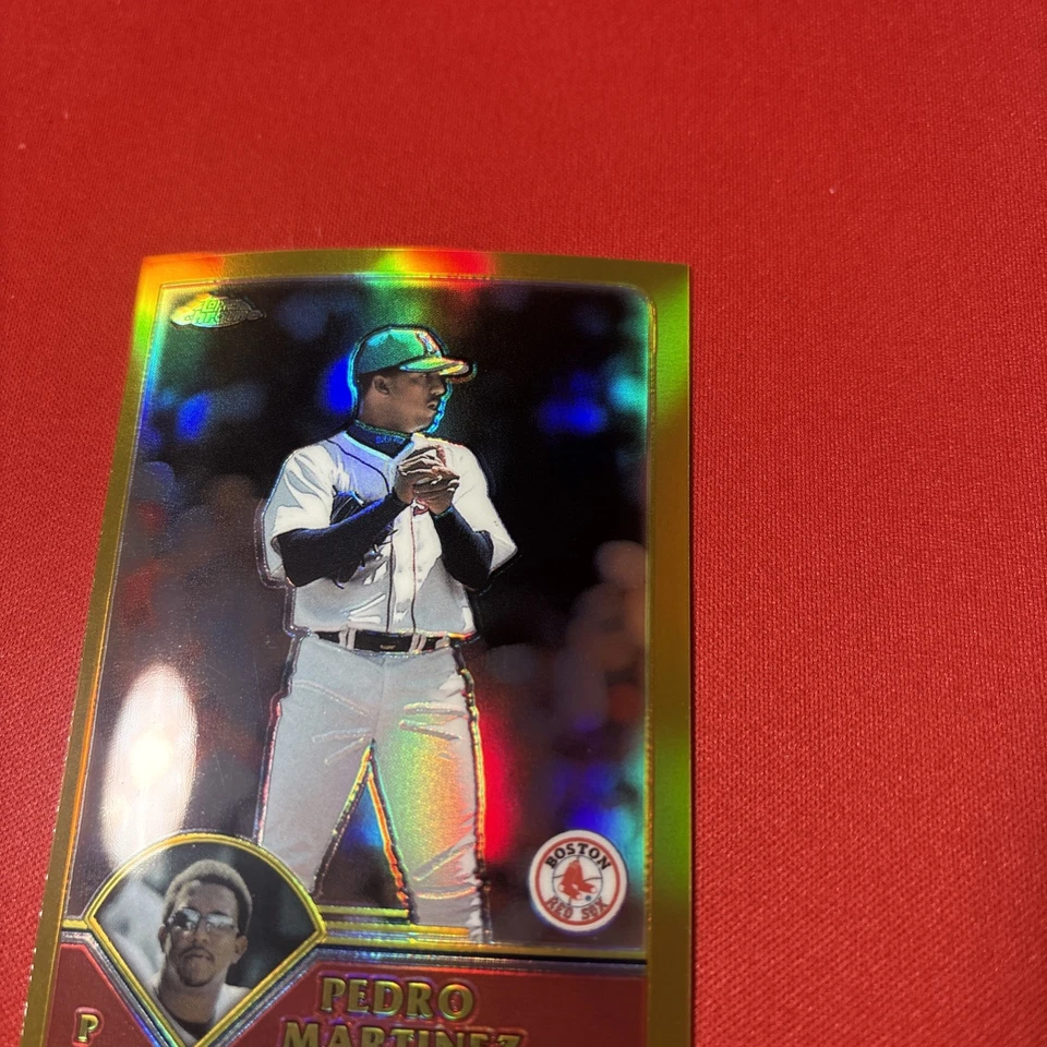 2003 Topps Chrome - Pedro Martinez #283 Gold Refractor /449 - Image 4 of 4