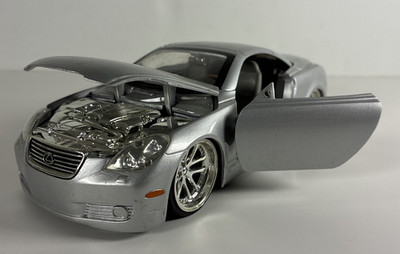 Jada Toys Dub City Lexus SC430 1/24 Scale Silver DAMAGED