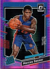 2023-24 Donruss Optic #242 Marcus Sasser Hyper Pink