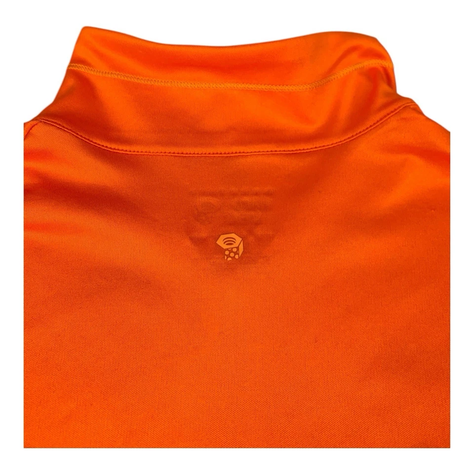 Pulôver Mountain Hardwear 1/4 zíper manga longa, laranja, feminino tamanho médio - Imagem 4 de 4