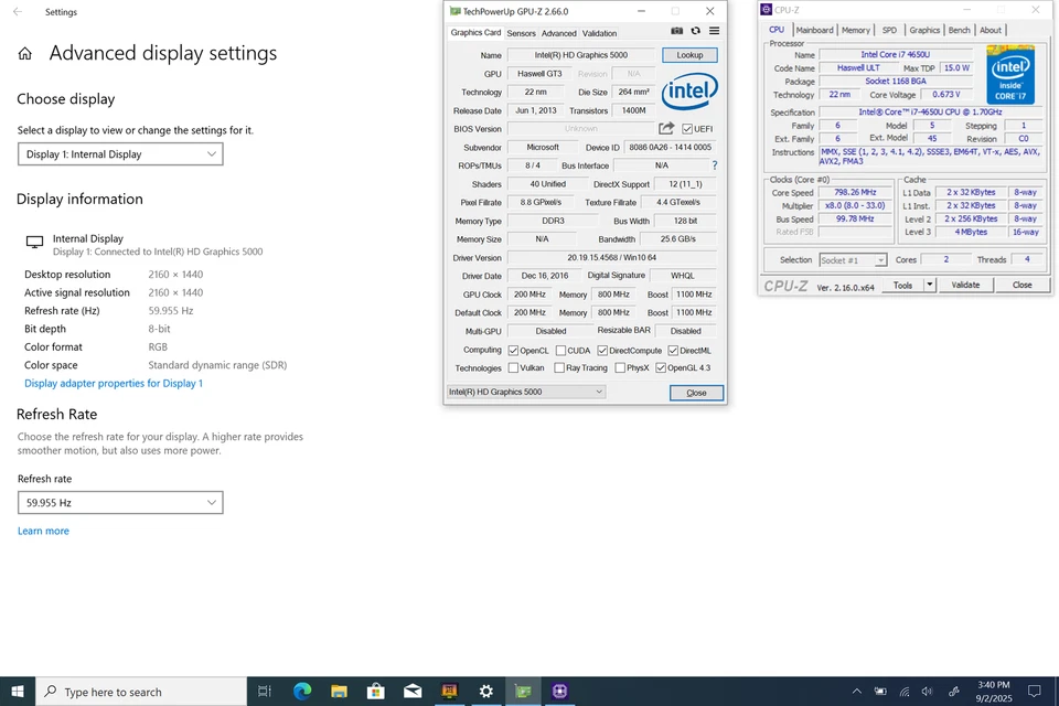Microsoft Surface Pro 3 2 en 1 12" 2160 x 1440 Táctil I7-4650U 512GB SSD 8GB W10P Foto 4 de 4
