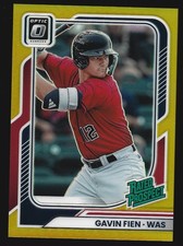 Panini 2026 Donruss OPTIC GAVIN FIEN RATED PROSPECT GOLD #3/10 SSP RARE