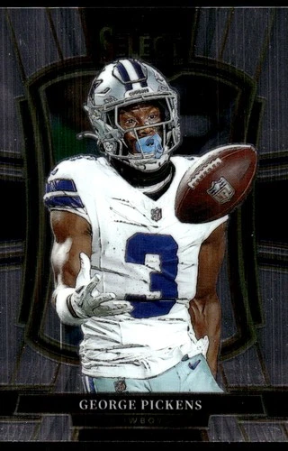 George Pickens 2025 Panini Select #197 Cowboys READ FREE SHIPPING AutographDen