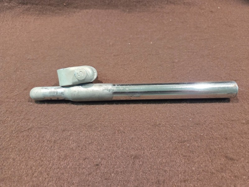 Vintage 1973 Schwinn Varsity Chrome Seat Post and Clamp