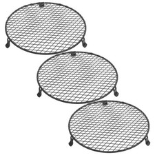 3pcs Iron Mesh Heat Lamp Protector for Reptile Tank - 14.3cm/5.62in Anti-Scald