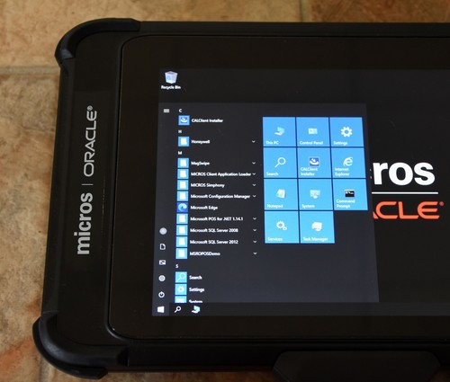 Micros Oracle DT317CR Mobile POS Tablet 8204228 Win 10 1.44GHz,4GB RAM,64GB #2 - Imagen 5 de 10
