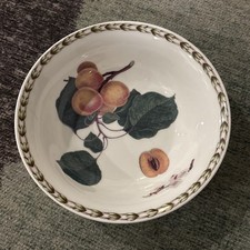 Queen's Hooker's Fruit 1 Cereal Bowl Apricot Horticulture Society England