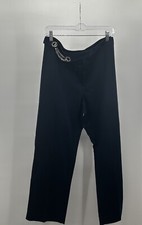 Lauren Ralph Lauren Women Navy Pants Size 18W with Chain Accent