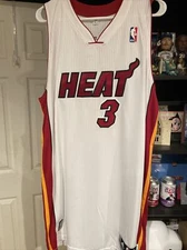 Miami Heat Dwayne Wade 2010-2011  Authentic PRO CUT REV30 Jersey Size 2XL+2