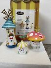 Enesco Miss Mindy "Lil Mushies" Mushroom Set #4060323 Mini Fairy Garden New