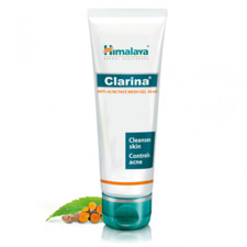 Himalaya Clarina Anti Acne Face Wash Gel 60 ml Controls Acne Cleanses Skin F/S