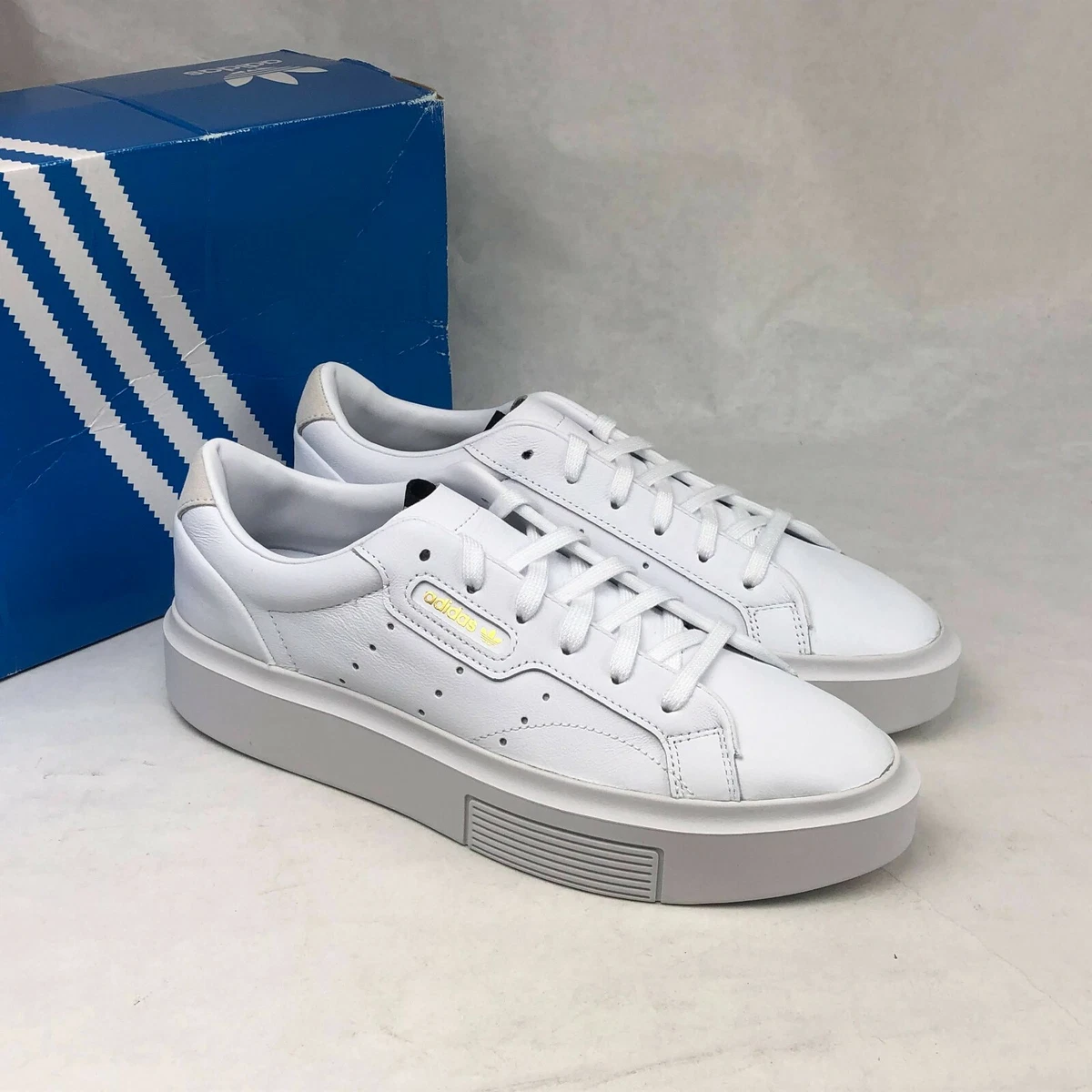 Adidas original shop sleek white