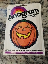 Anagram Mylar Balloon, 18", Jack O'Lantern