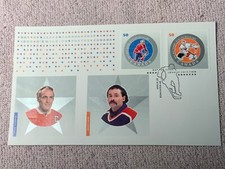 2005 Canada First Day Cover NHL Allstars Henri Richard Grant Fuhr
