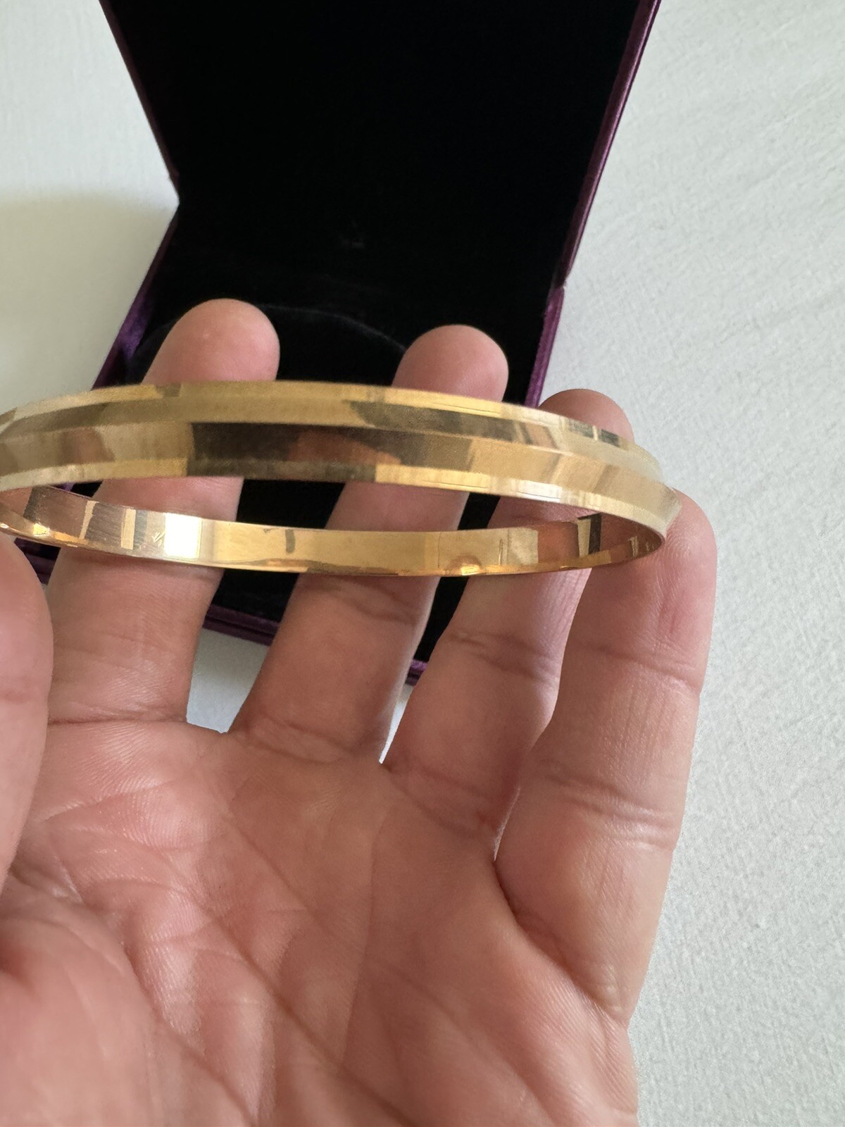 SIKH KADA BANGLE BRACELET SOLID HALLMARK AUTHENTI… - image 3