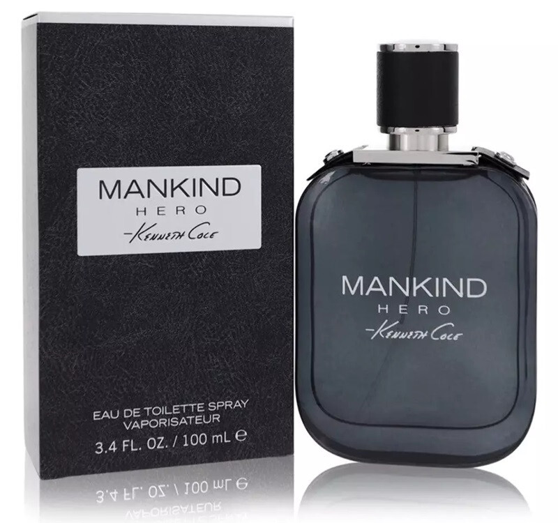 Kenneth Cole Mankind Hero Men 3.4 oz 100 ml *Eau De Toilette* Spray New in Box