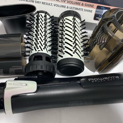 Rowenta CF9550 Brush Activ' Dry & Style Warmluftbürste, 2-in-1 Warmluft + rotier