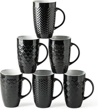 Large Coffee Mug Set (Set of 6), 20 oz Ceramic Tall Coffee Mug Set