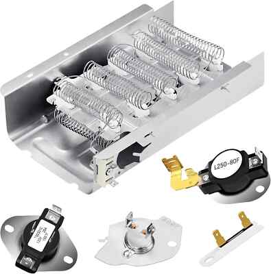 Heating Element for Whirlpool Dryer WED4815EW1 WED5300SQ0 WED5000DW2...