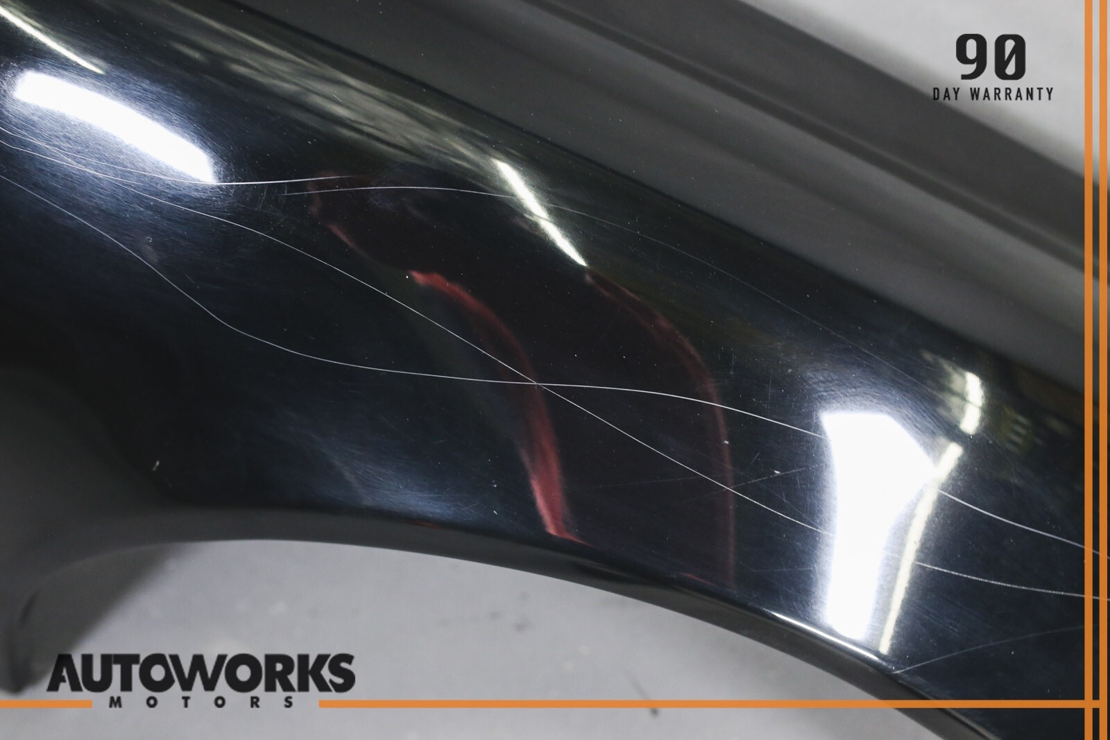 03-13 Maserati Quattroporte M139 Right Passenger Side Fender Wing Black OEM