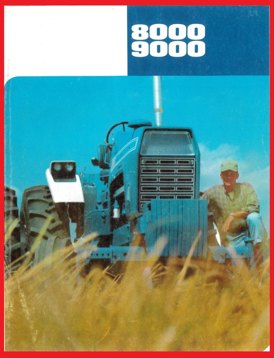 Ford 8000 9000 All Purpose Tractor Color Brochure Diesel | eBay