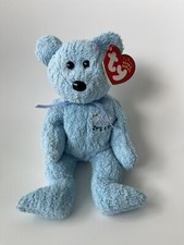 TY Beanie Babies Collection Baby Boy The Bear DOB March 3, 2002 MWMT