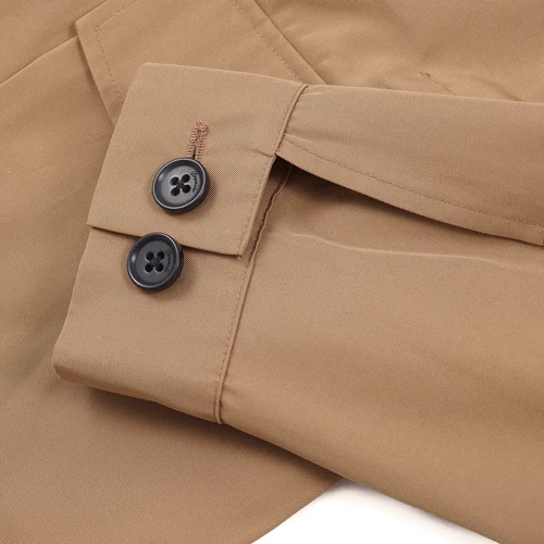 Drumohr Tan Twill Cotton-Blend Field Jacket M (Eu 50) NWT image 3