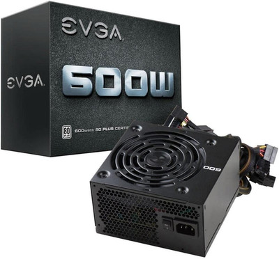 600W 80 plus Certified Power Supply, 600W, Model 100-W1-0600-K1, Item Type: Powe