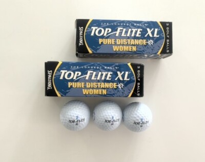 6er Set Golfbälle Top Flite XL Bälle von Spalding Sport Golf  NEU OVP (751)