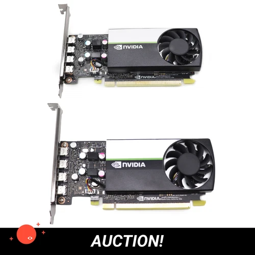 2x Dell NVIDIA Quadro T1000 8GB GDDR6 Graphics Card - 0D408X