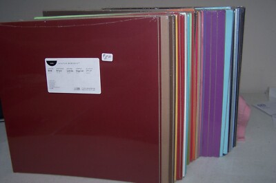 Creative Memories Solid Colored Photo Mounting Paper Cardstock 12''x12'' 10 Sheets
