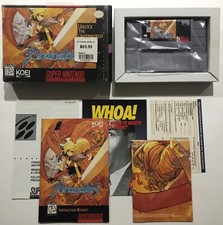 Brandish Super Nintendo SNES CIB 100% Complete Near Mint