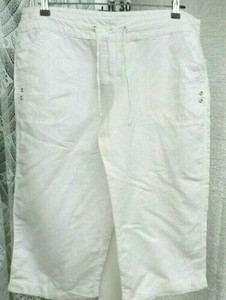 ladies white trousers size 14