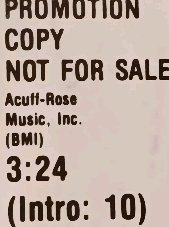 Conway Twitty/Loretta Lynn, Making Believe, 1988, 7"RARE PROMO - NEVER PLAYED!! - Image 4 of 4