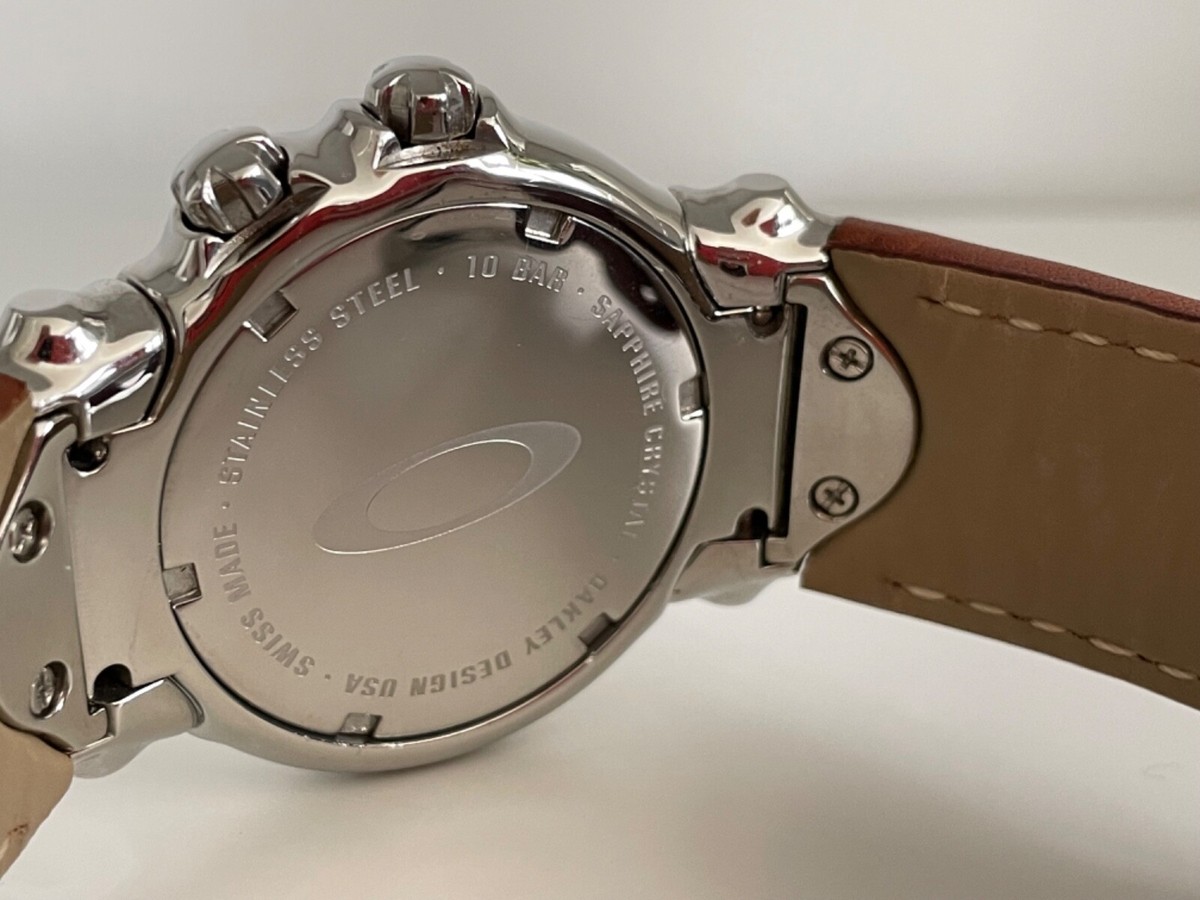 Oakley judge Ⅱ ジャッジ Oakley Judge II Dual Time Orange Dial Men's Watch | eBay