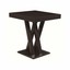 camille contemporary cappuccino bar table