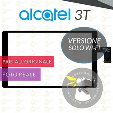 TOUCH SCREEN ALCATEL 3T 10 8088X NERO SCHERMO 10" DISPLAY VETRO 10' TABLET WI-FI