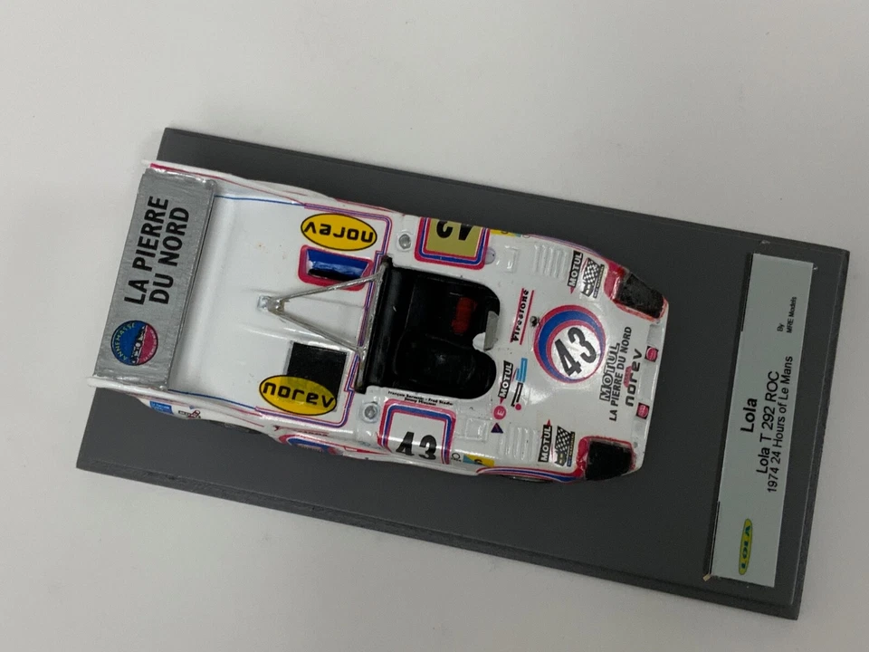 1/43 Mre Modelli Di Lola Ford T292 Auto #28 From 1974 24 Ore Di Lemans TR433 - Immagine 2 di 4