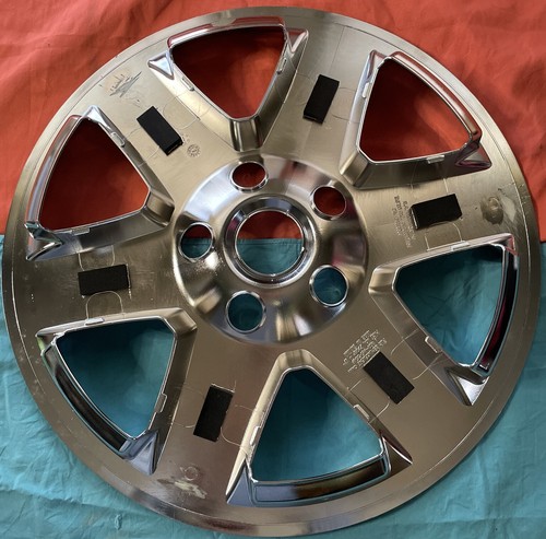 For 17" 2008 2009 2010 Jeep Grand Cherokee Alloy Chrome Wheel Skin Hubcap Cover - Picture 5 of 8