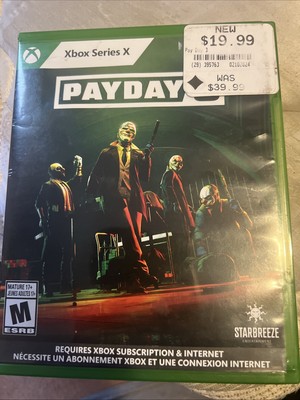Payday 3 for Microsoft Xbox Series X New