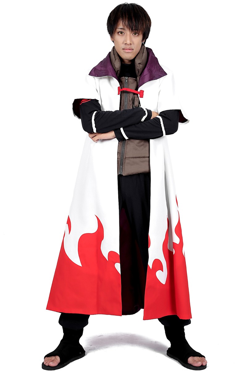 Halloween Party Cosplay Costume Minato Namikaze Ninja V4