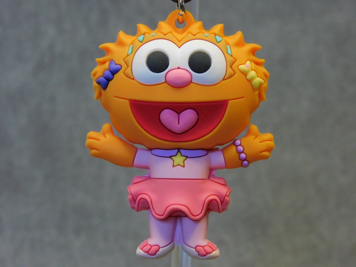 Sesame Street NEW * Zoe Clip * Blind Bag Monogram Figural Key