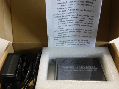 SFPEX Technologies SFP-SFP-CVR SFP Fiber Optic Media Converter 2-SFP Ports NEW