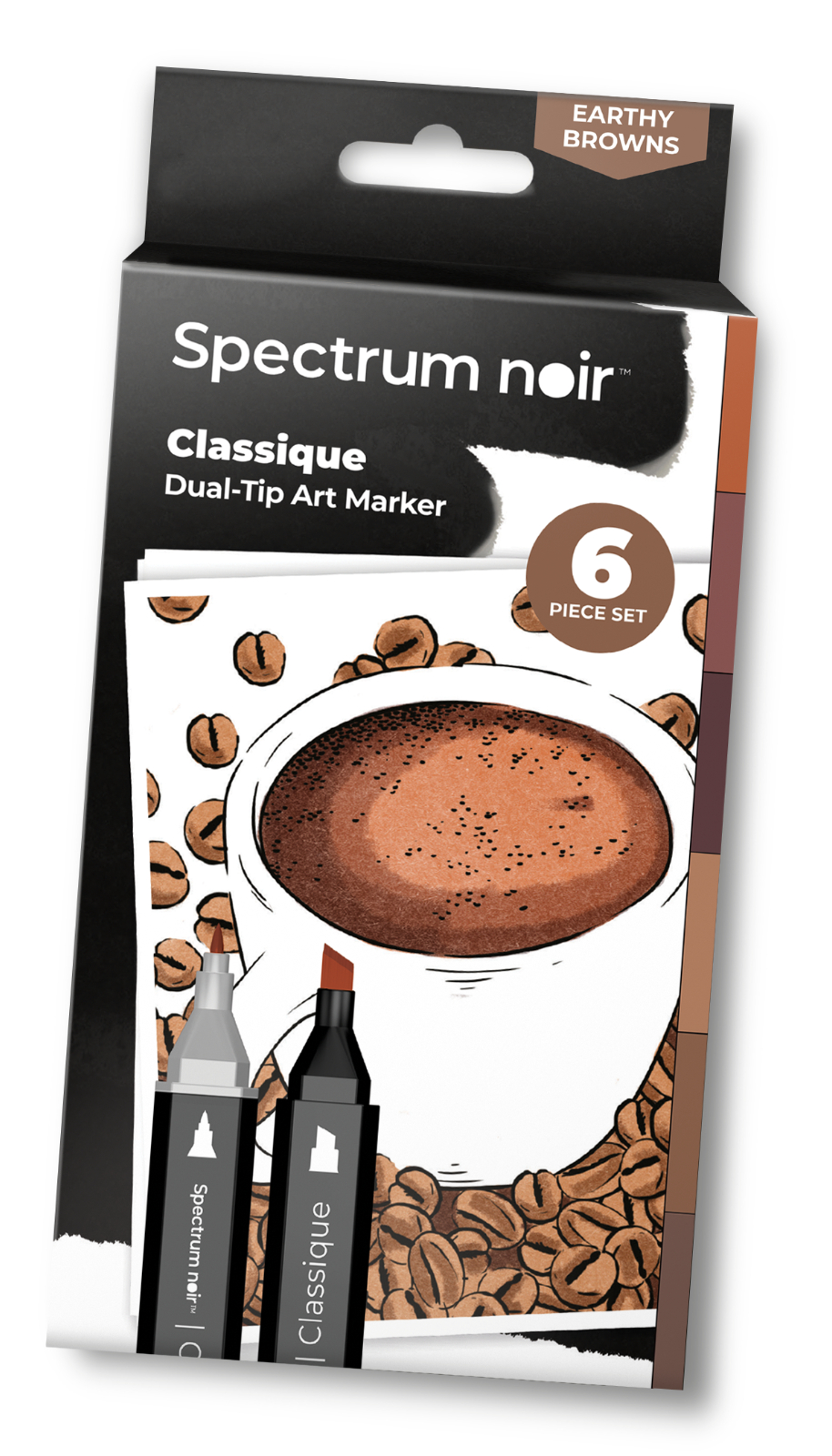 Spectrum Noir Classique - EARTHY BROWNS - Premium Alcohol Blendable Artist Pens