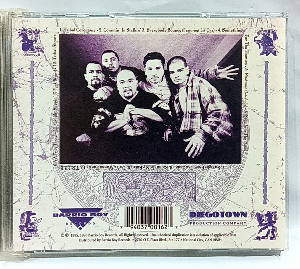 CD) Aztec Tribe – Straight From Tha Zone, US Press, BBR96, Album