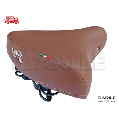 Sattel MONTEGRAPPA 07F Epoche Fahrrad - Graziella - Stab - Holland dunkelbraun