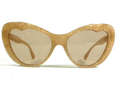 Miu Miu Sunglasses SMU 04O KAS-9N1 Gold Glitter Cat Eye  display picture 1