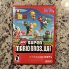 Nintendo Wii Super Mario Bros 2009 Video Game Complete with Manual